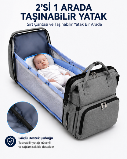 Yataklı Anne Bakım Çantası